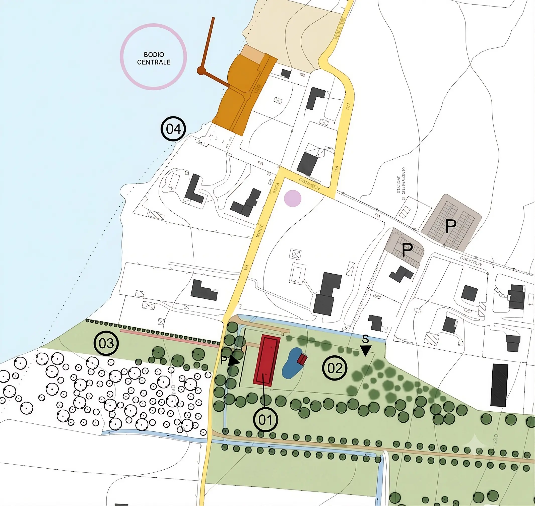 Mappa del percorso di visita